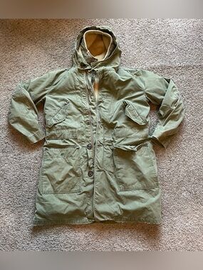 Vtg 1950s 1951 US Army M47 Cold Weather Parka Jacket With Original Liner Small